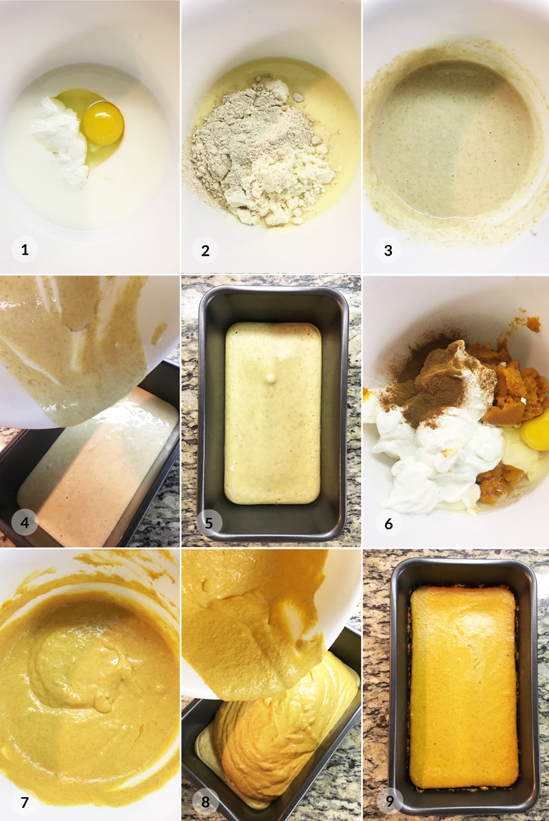 Fit tekvicový chlebíček - foto postup receptu