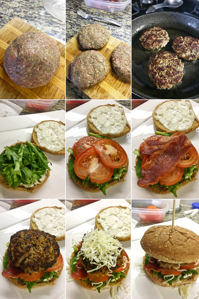 Fitness domáci hamburger hovädzie - zdravý recept Bajola