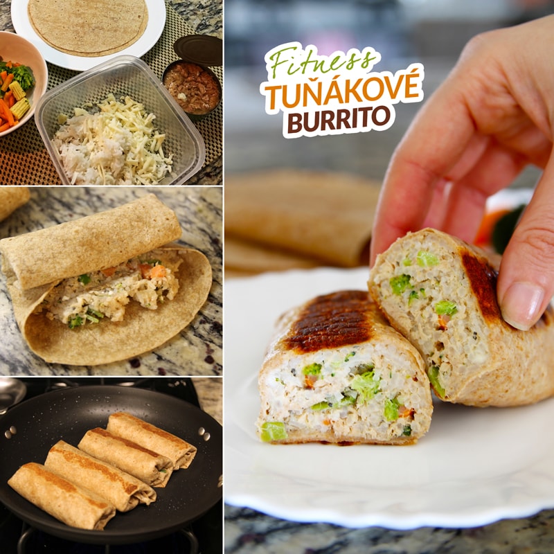 Fitness tuniakové burrito - zdravý recept Bajola