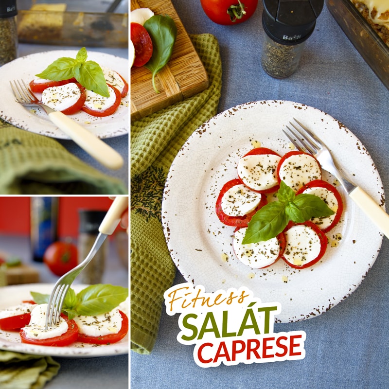 Fitness šalát Caprese - zdravý recept Bajola