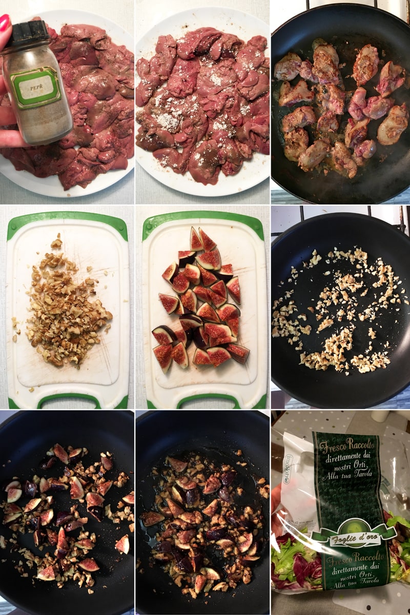 Fitness šalát s pečeňou, figy a orechy - zdravý recept Bajola