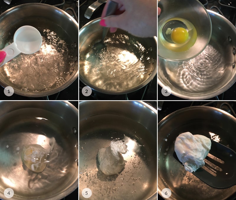 Ako urobiť stratené vajcia - pošírované vajcia - foto postup